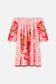PINK PORTO OFF SHOULDER PUFF DRESS