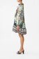 FOLK AFLOAT LONG SLEEVE TIERED SHORT DRESS