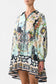 FOLK AFLOAT LONG SLEEVE TIERED SHORT DRESS