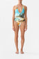 BATHING BOMBSHELL REVERSIBLE BIND EDGE HALTER ONE PIECE