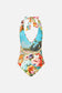 BATHING BOMBSHELL REVERSIBLE BIND EDGE HALTER ONE PIECE