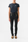 EMBELLISHED PONTE PANT - OTTOMAN