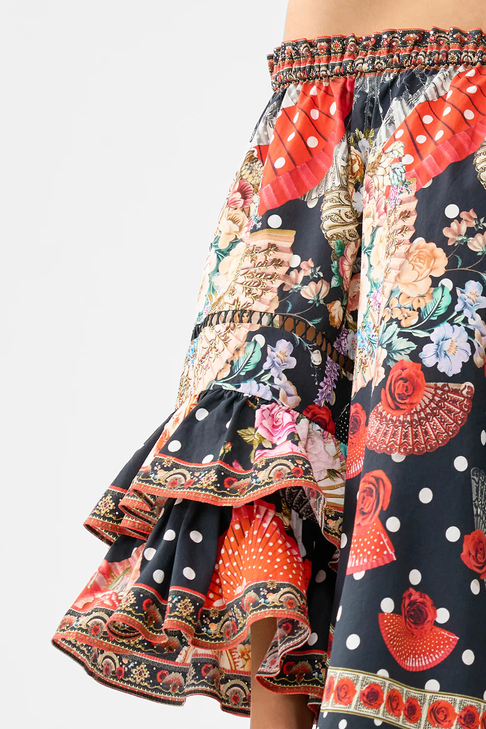 DAUGHTERS OF DUENDE OFF SHOULDER TOP