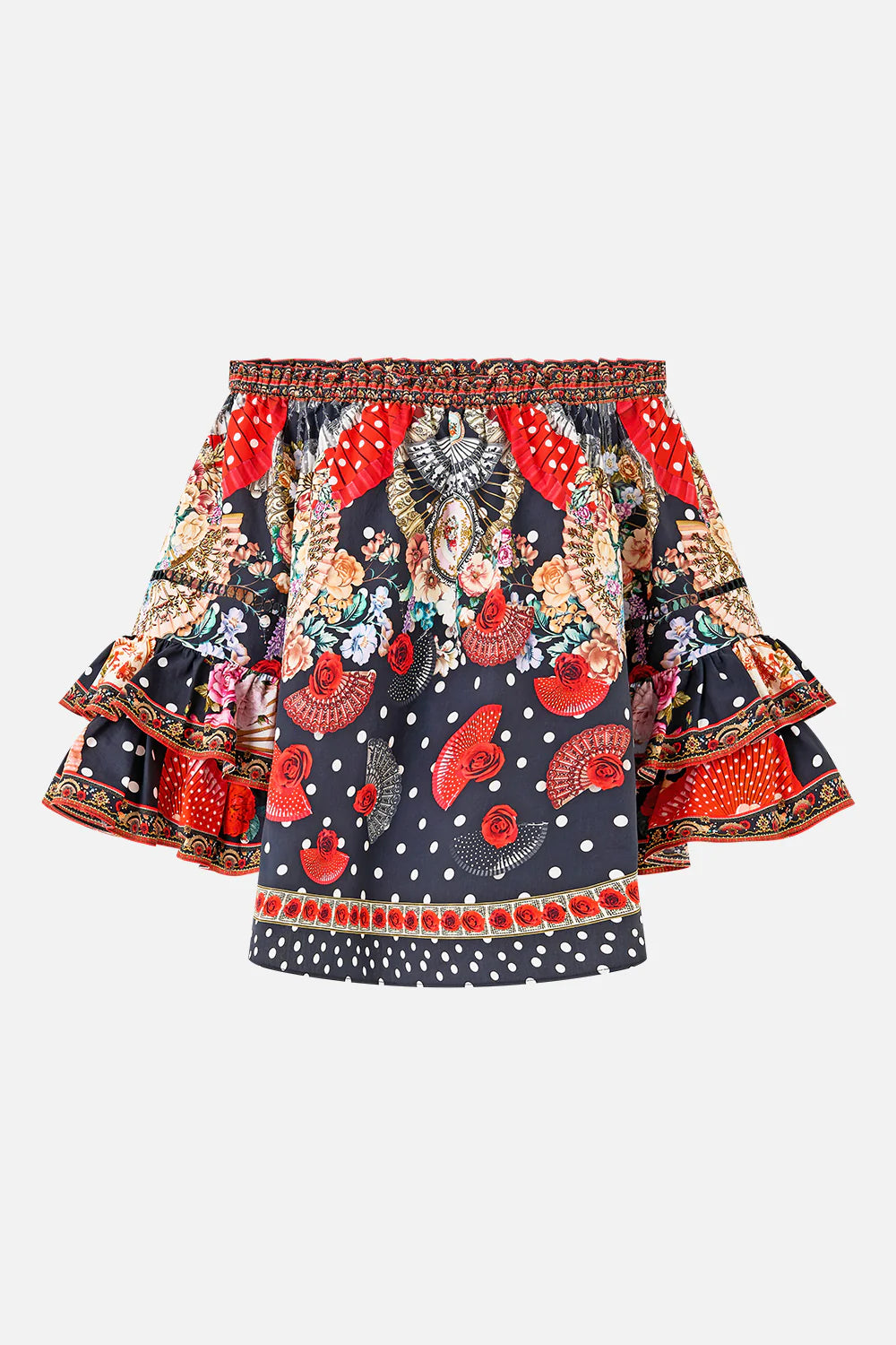 DAUGHTERS OF DUENDE OFF SHOULDER TOP