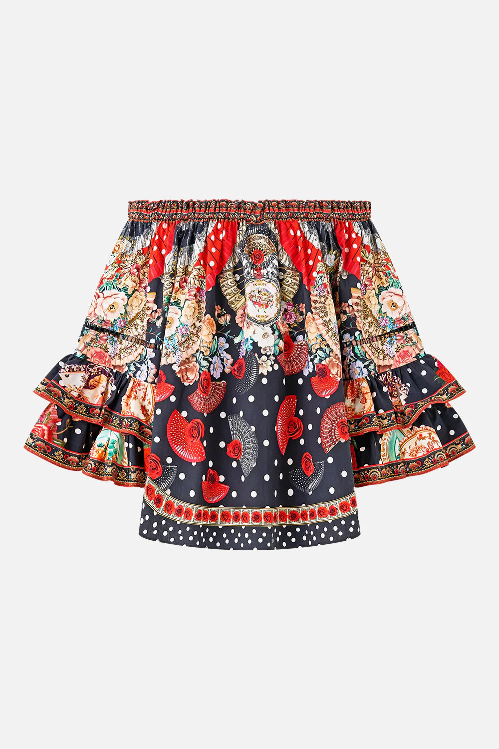 DAUGHTERS OF DUENDE OFF SHOULDER TOP