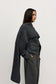 *PREORDER* CAPE SCARF - DARK HEATHER GREY