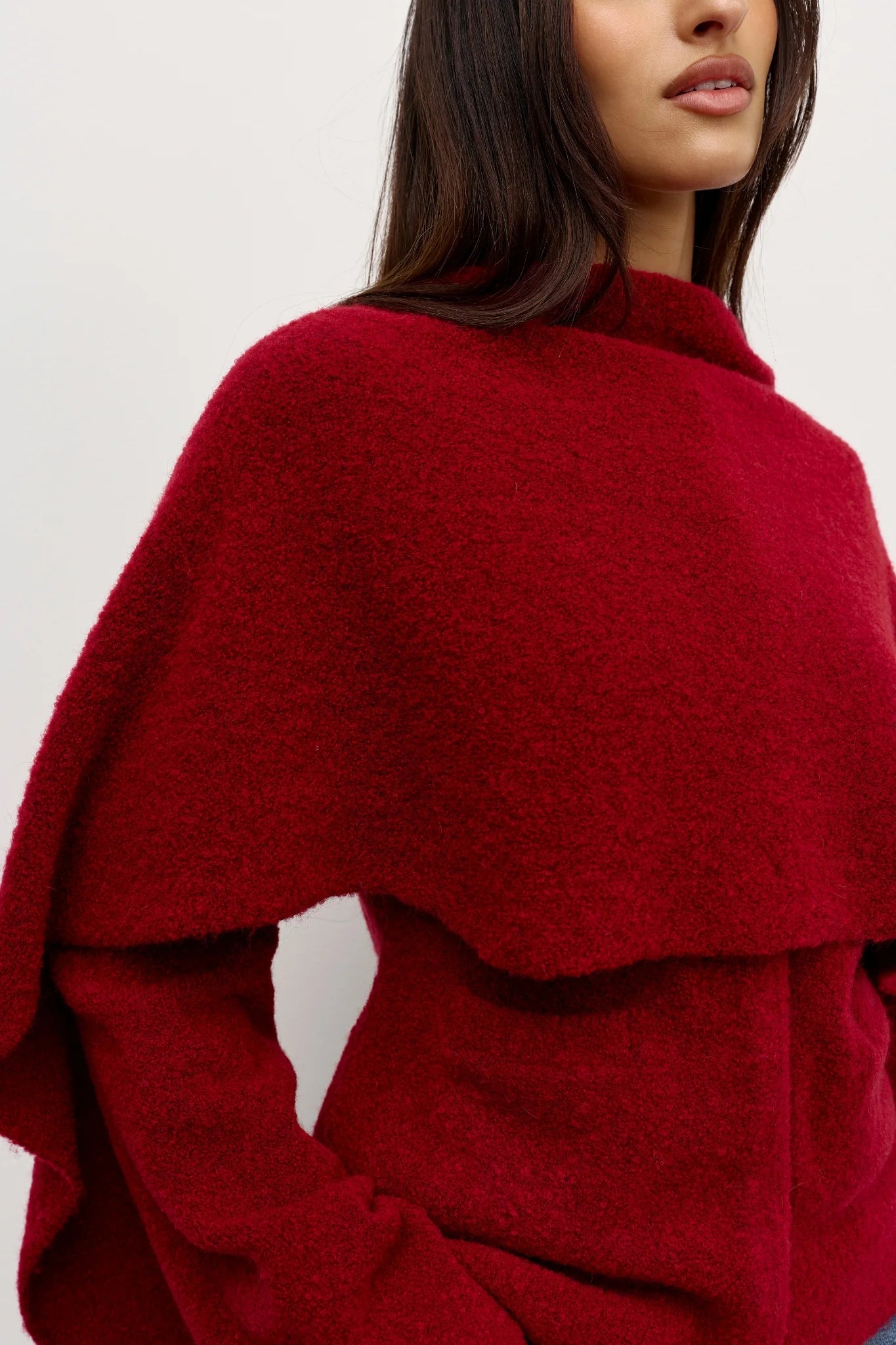 *PREORDER* CAPE SCARF - RED