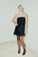 COCKTAILS AT SIX MINI DRESS - BLACK