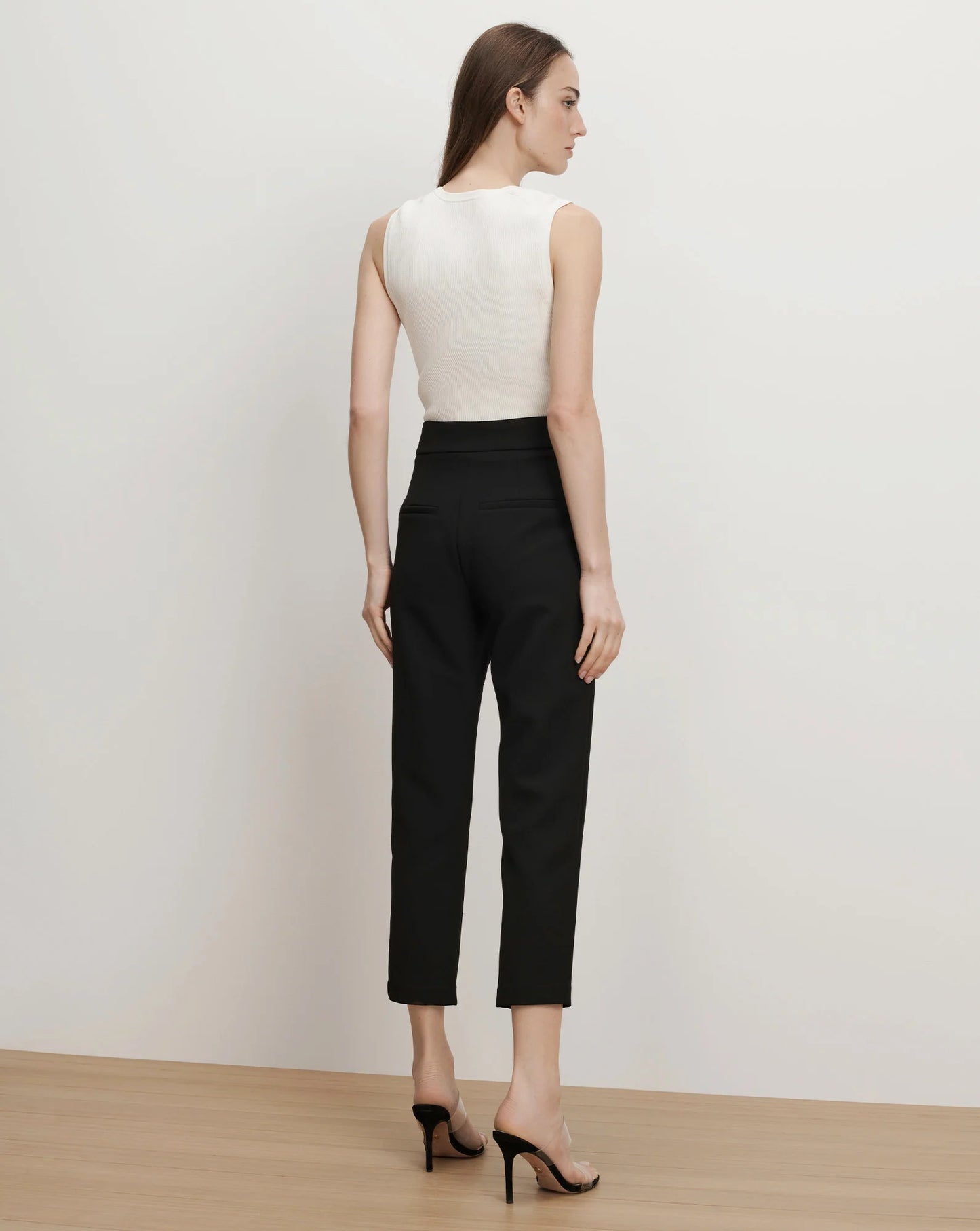 RENZO SLIM LEG PANT - BLACK/GOLD