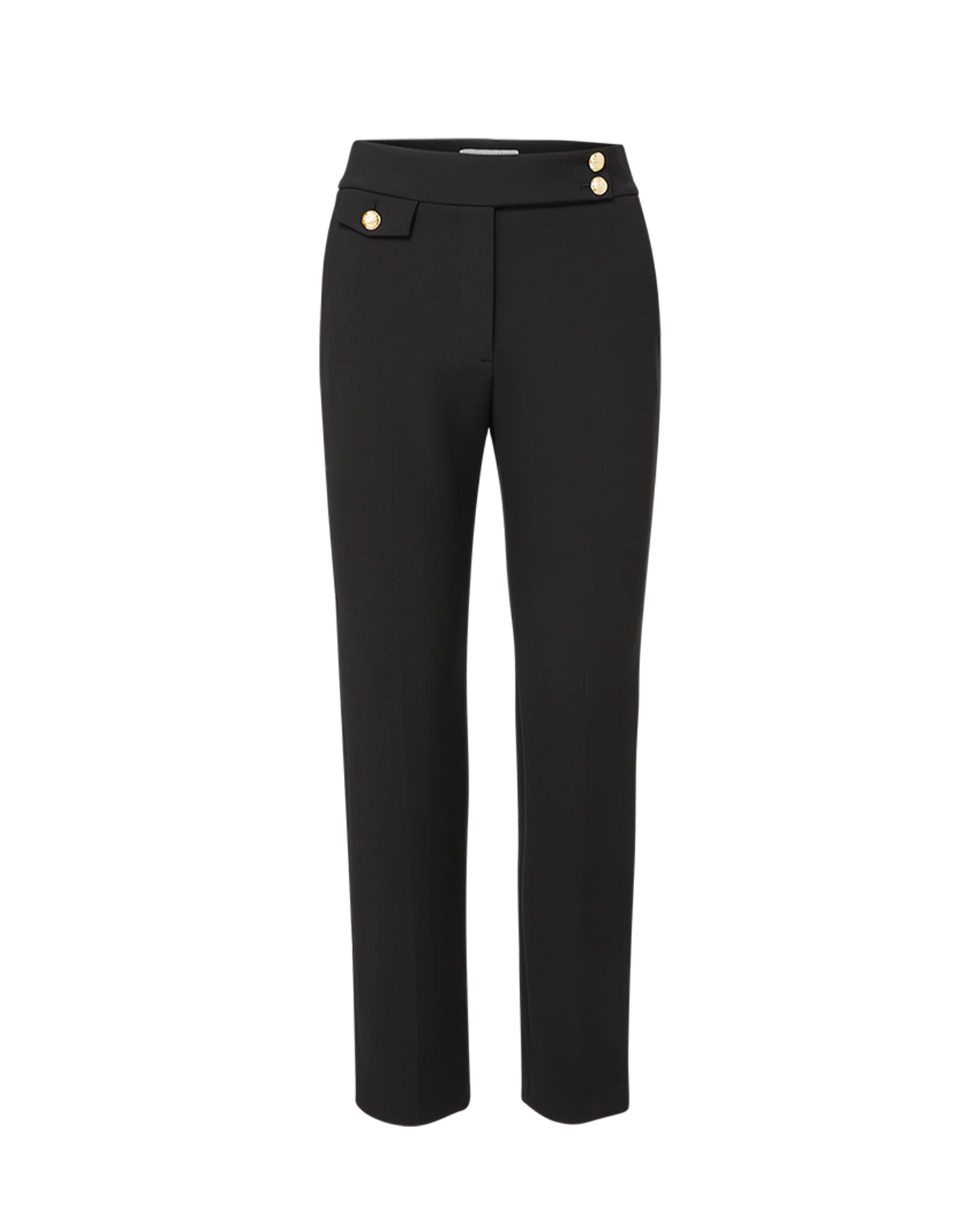 RENZO SLIM LEG PANT - BLACK/GOLD