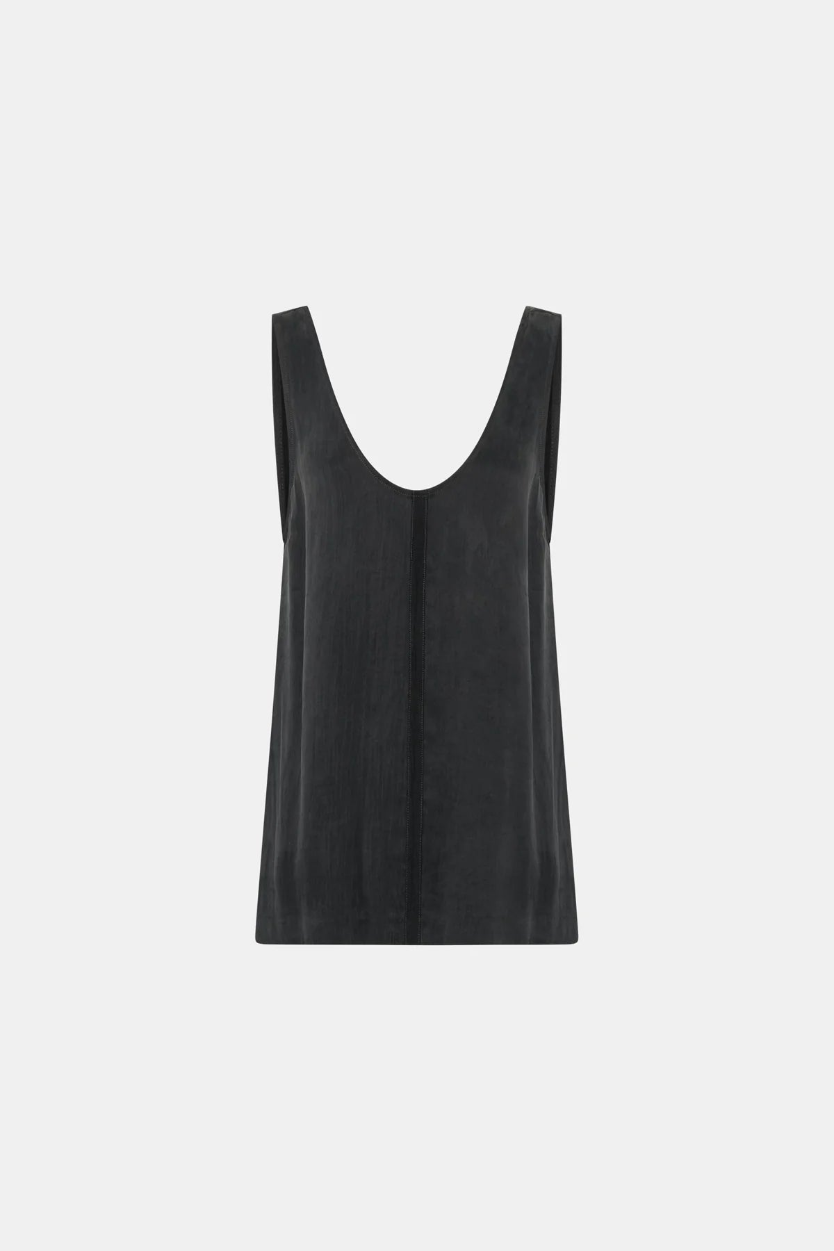ALLEGRO SATIN TANK - WASHED BLACK