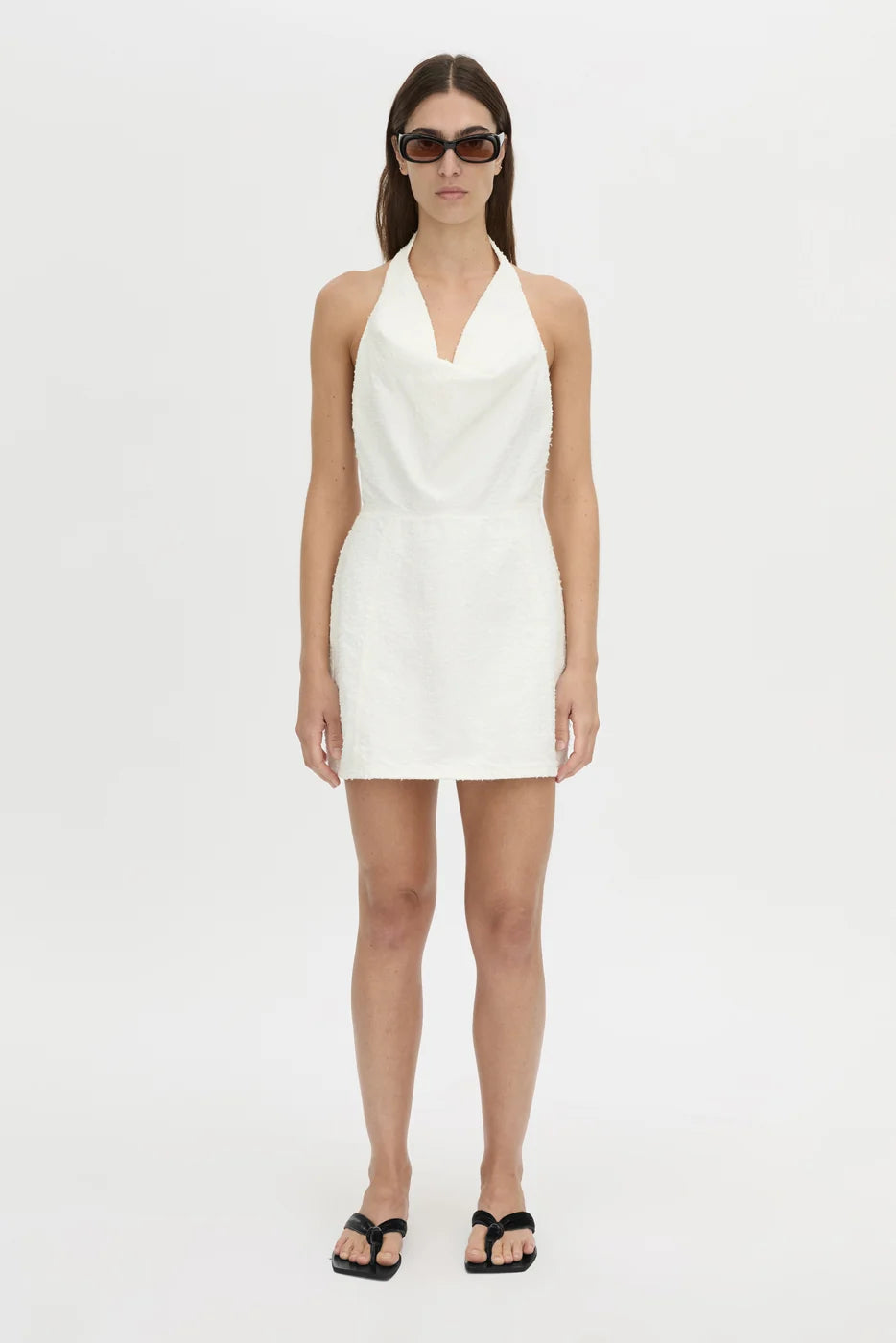 *PREORDER* AUBREY MINI DRESS - WHITE NEPS