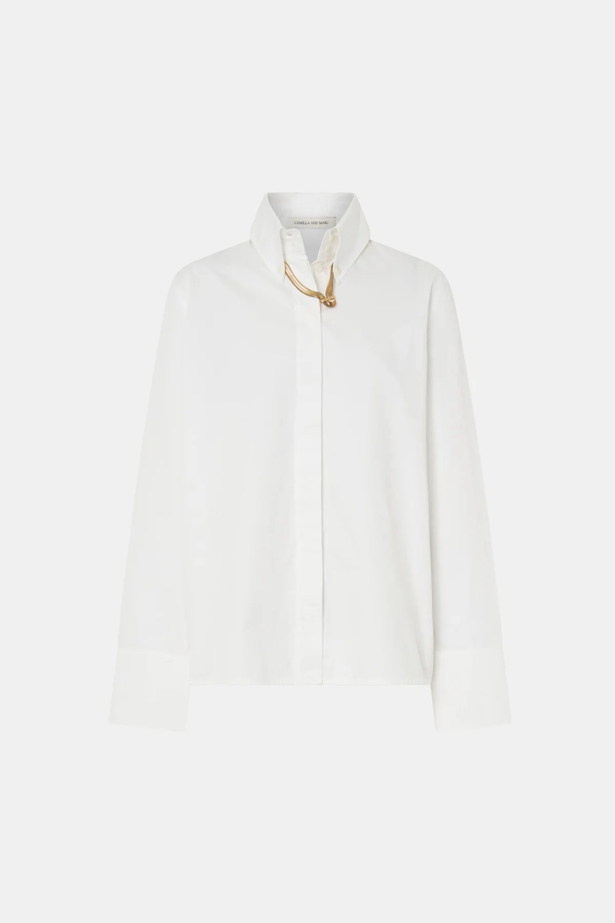 DENIS LONG SLEEVE SHIRT - WHITE