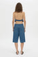 ELENI DENIM TOP - BLUE NEPS