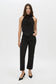 ELENI DENIM TOP - BLACK