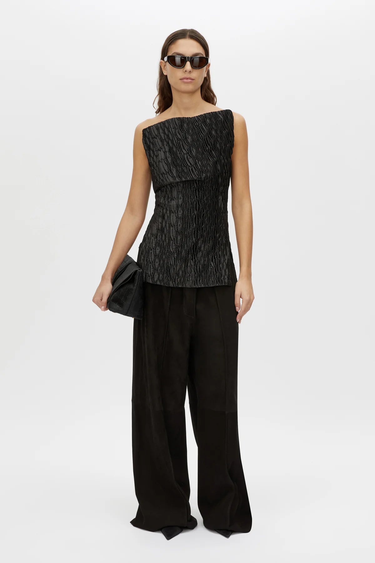 ELISE BODICE TOP - BLACK