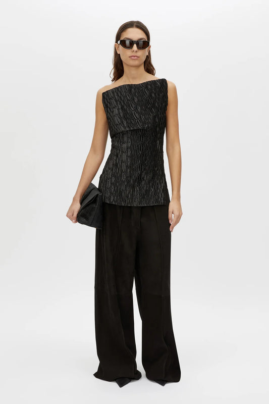 ELISE BODICE TOP - BLACK