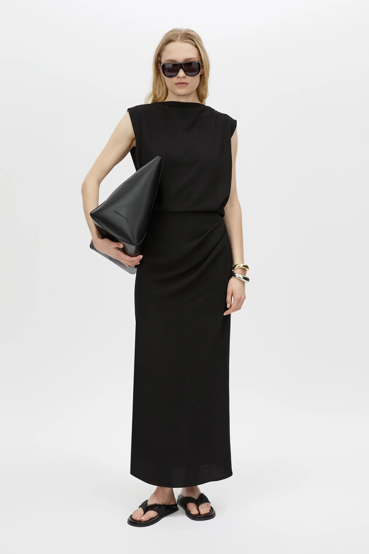 EON MAXI DRESS - BLACK