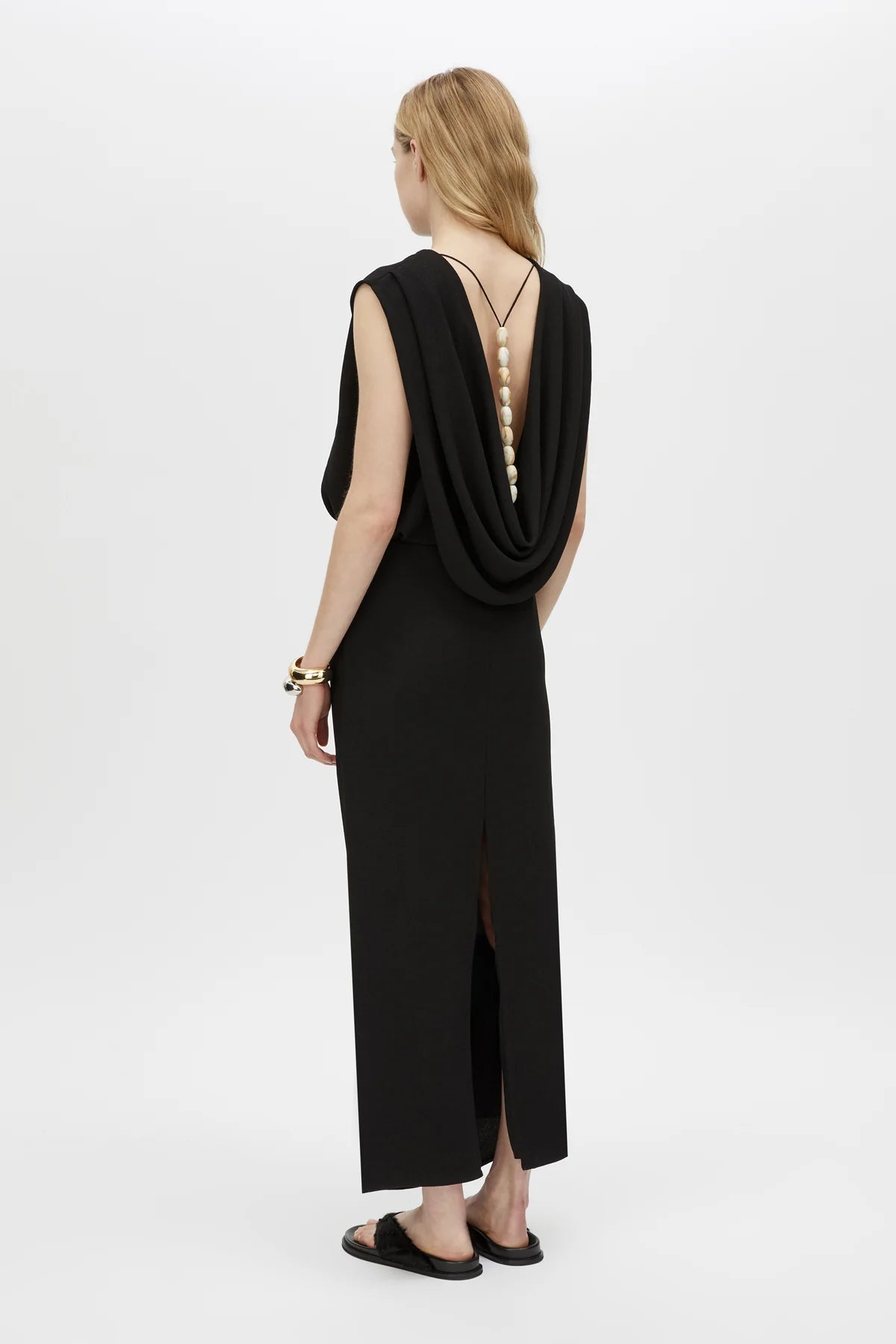 EON MAXI DRESS - BLACK