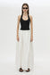 JULIET KNIT HALTER TOP - BLACK