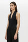 KESTREL PLUNGE NECK BODYSUIT - BLACK