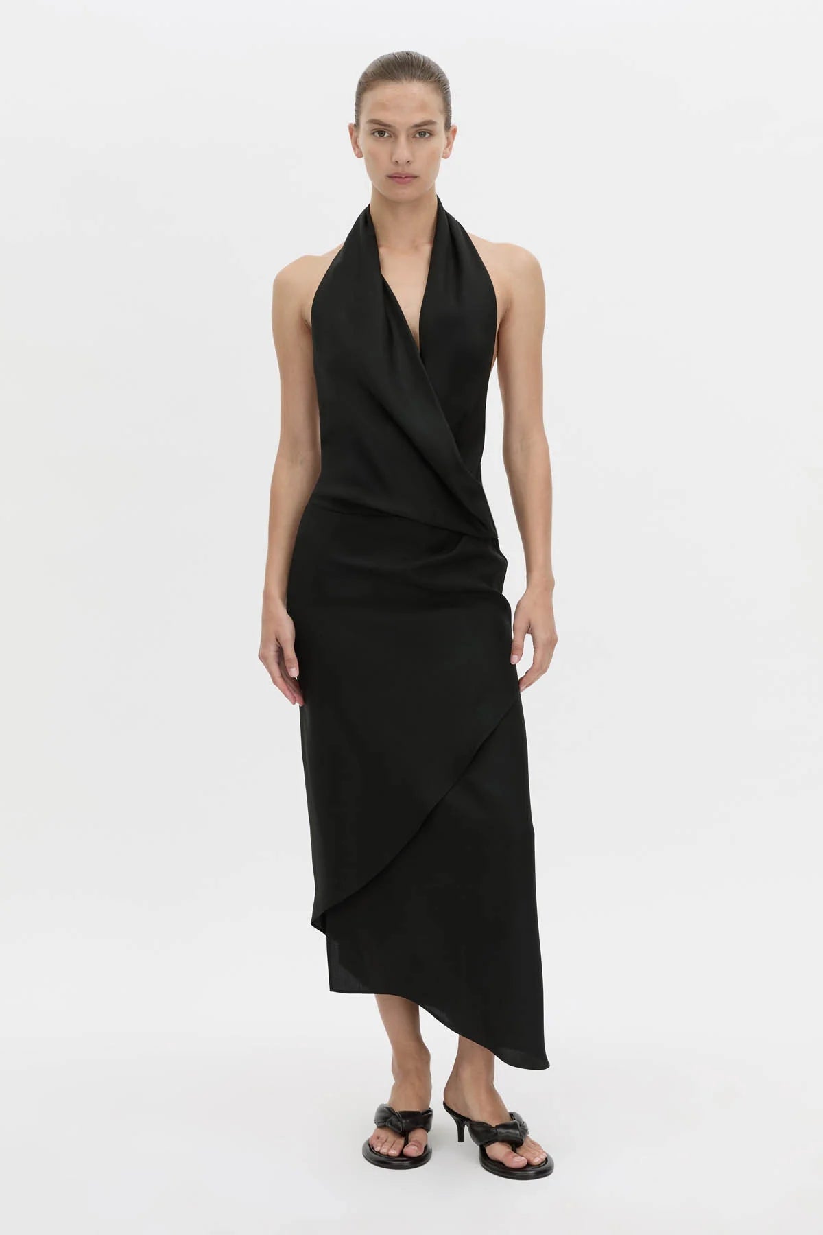 *PREORDER* LAWRENCE MIDI DRESS - BLACK