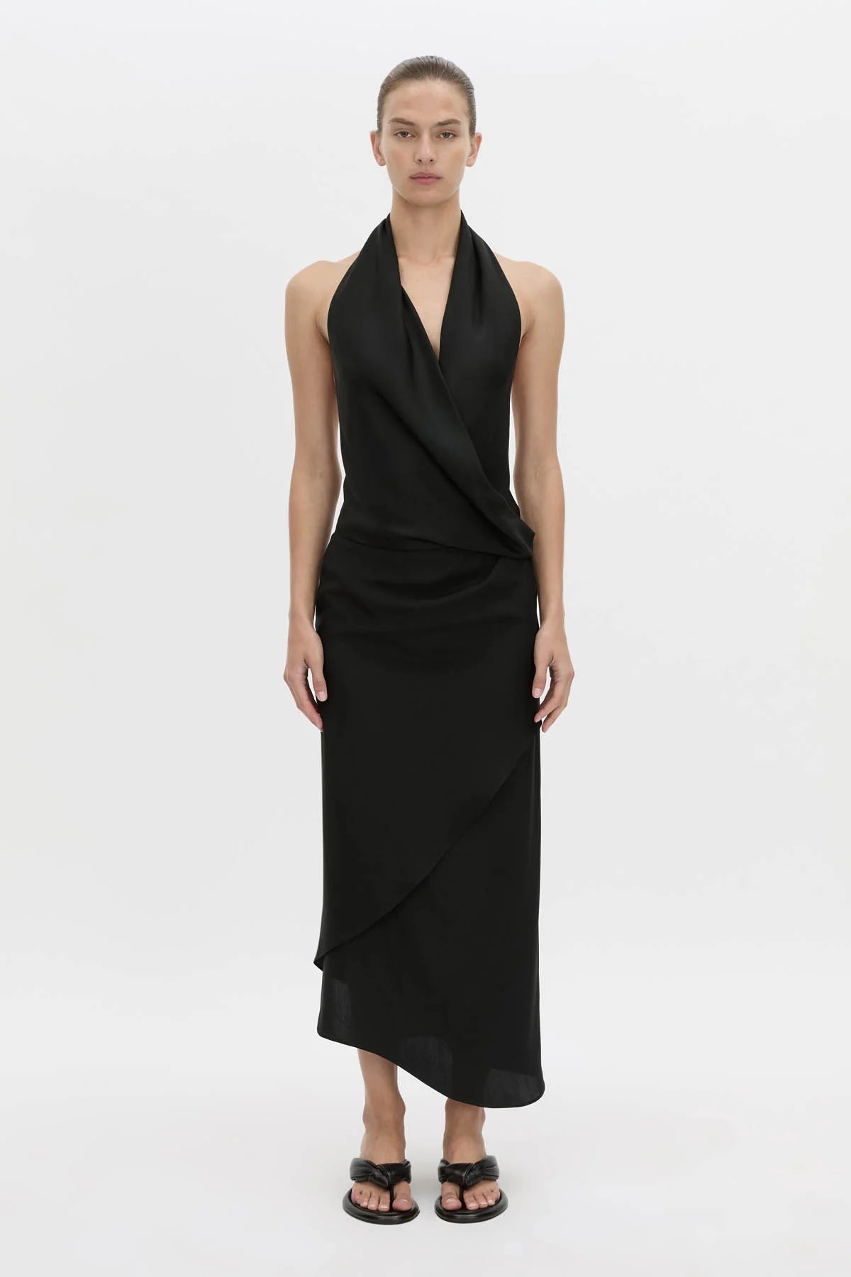 *PREORDER* LAWRENCE MIDI DRESS - BLACK