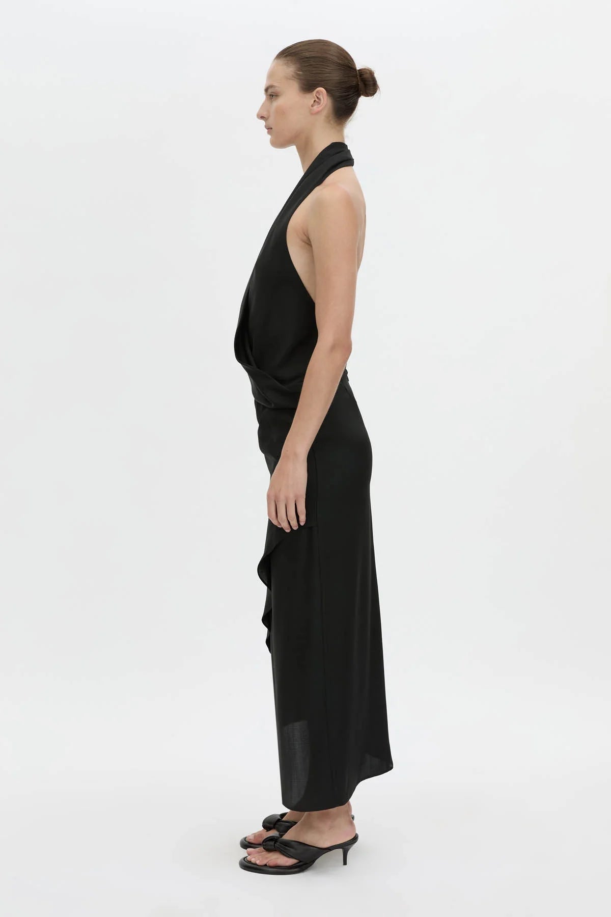 *PREORDER* LAWRENCE MIDI DRESS - BLACK