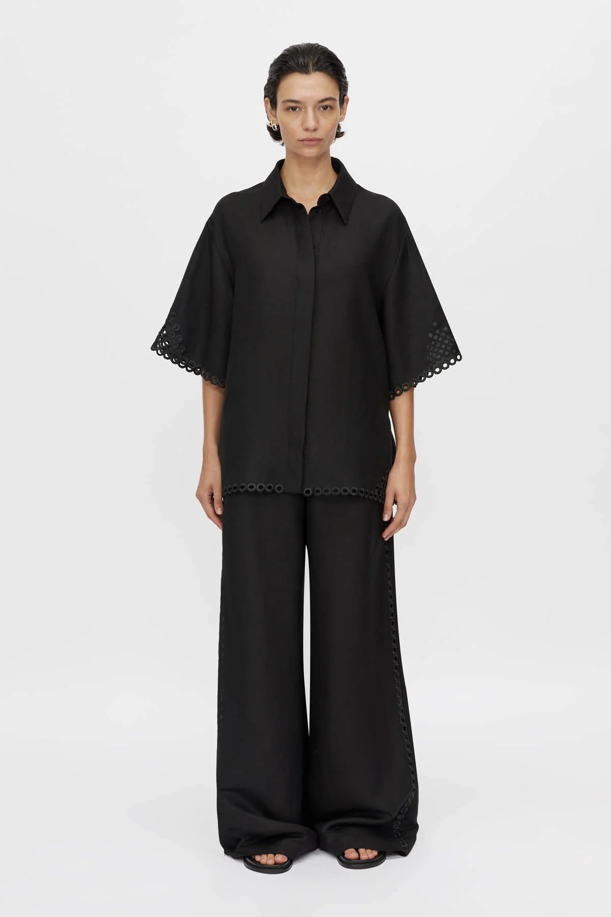 LOLANI SHIRT - BLACK