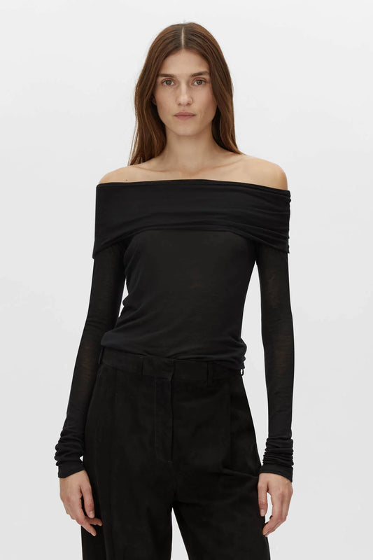MAJORIE TOP - BLACK