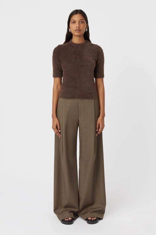 MAXIME TOP - DUSTY BROWN