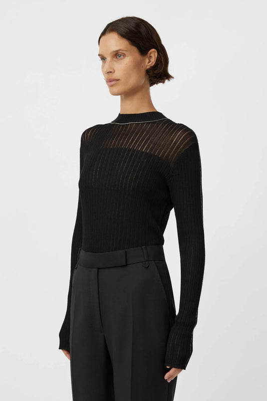 MOTLEY TOP - BLACK