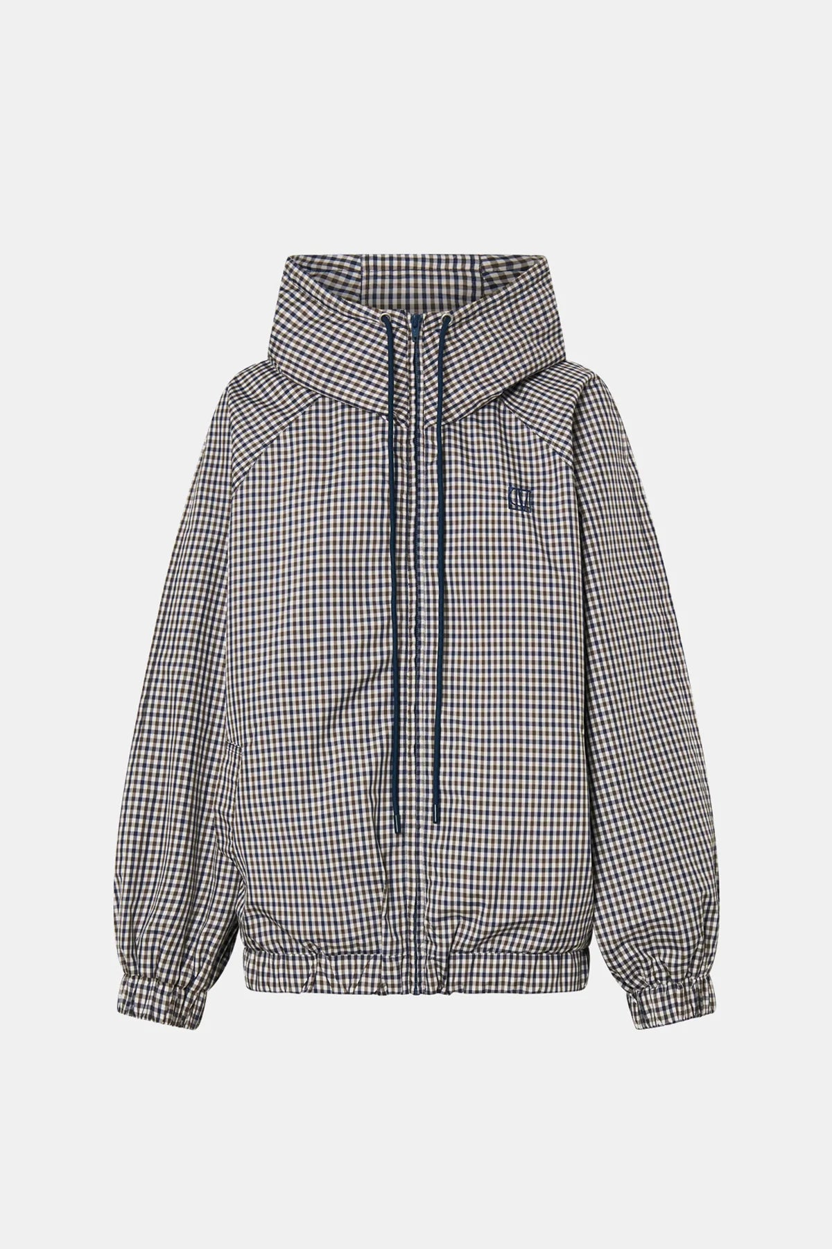 PIERCE CHECK ANORAK JACKET - BIRCH