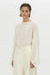 RENE DRAPED TOP - CREAM