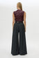 SANA DRAPE TOP - BURGUNDY