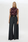 SANA DRAPE TOP - BURGUNDY