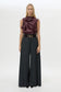 SANA DRAPE TOP - BURGUNDY