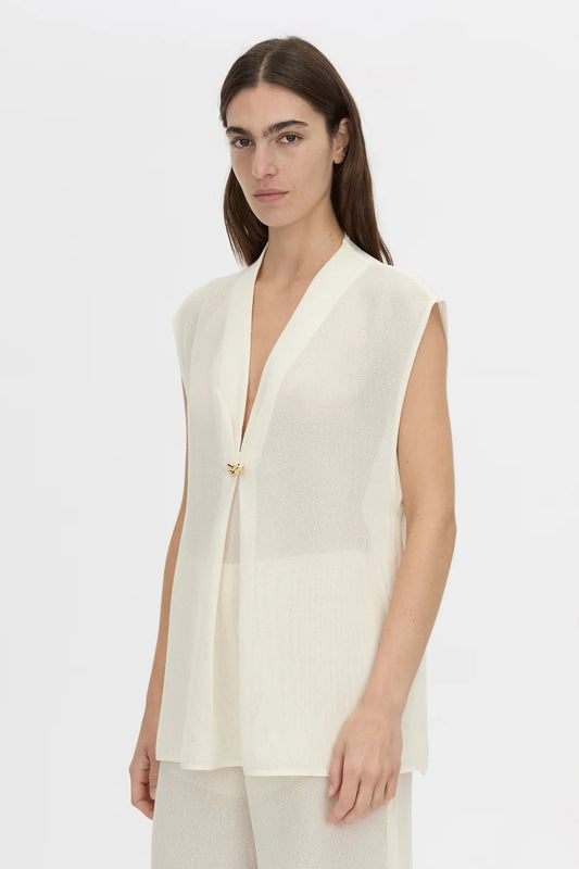 TESSARA TOP - CREAM