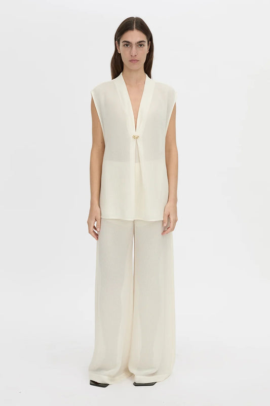 TESSARA PANT - CREAM
