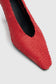 WAVE TEXTURED PUMP - RED