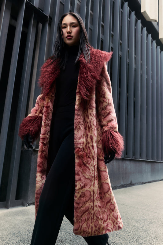 CUVEE ROSE COAT - ROUGE