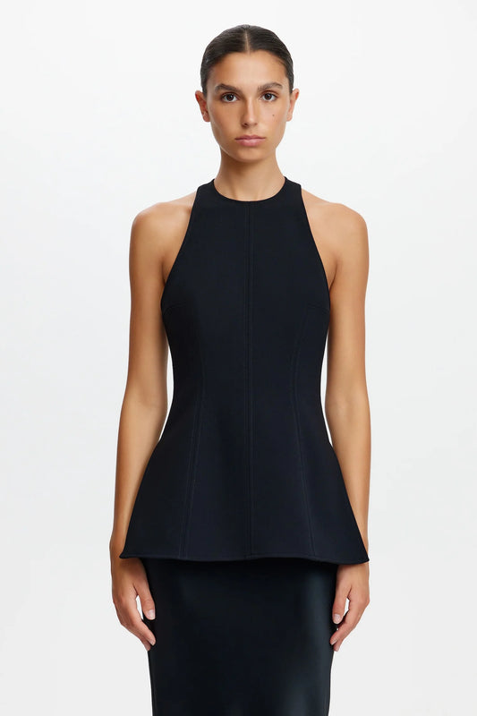 HAWICK TOP - BLACK