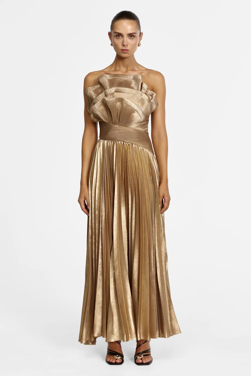 *PREORDER* PENDA MAXI DRESS - GOLD