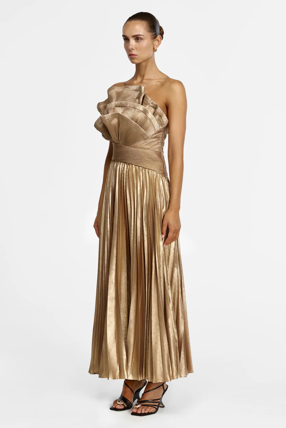 *PREORDER* PENDA MAXI DRESS - GOLD