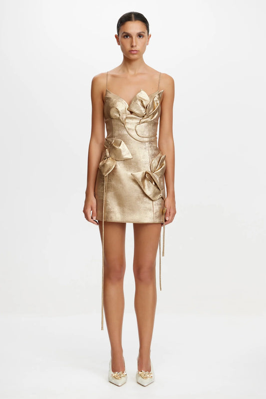 *PREORDER* HILLSOME MINI DRESS - GOLD