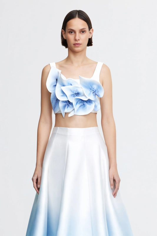 CRAGIBURNE TOP - IVORY/MIDNIGHT
