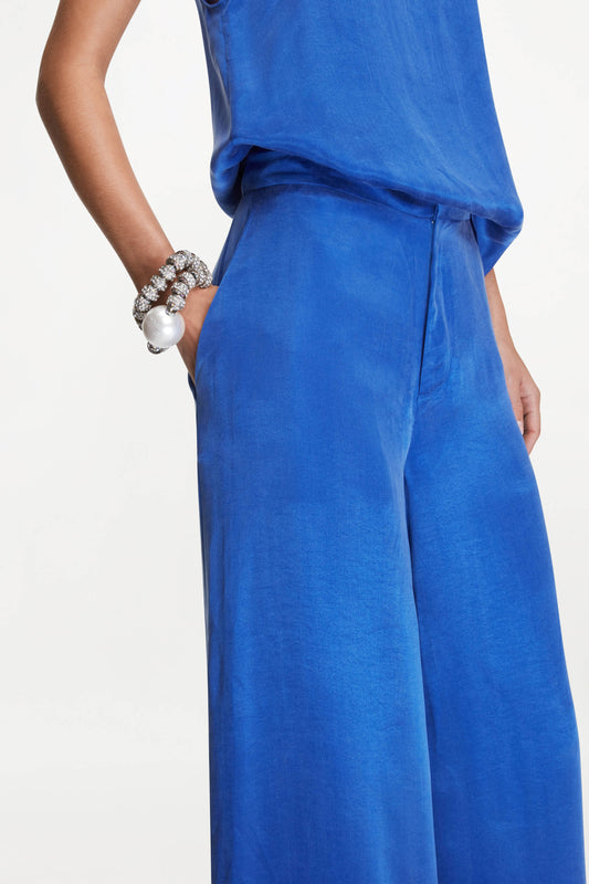 AVRA TROUSER - AEGEAN BLUE