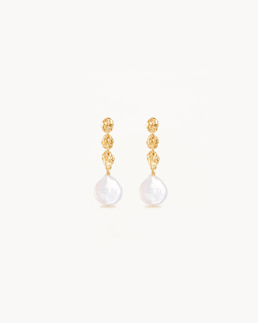 *PREORDER* GROW WITH GRACE PEARL EARRINGS - GOLD