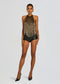 SABLE FRINGE TOP - BRONZE