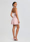 AGNIE CROCHET DRESS - FLAMINGO